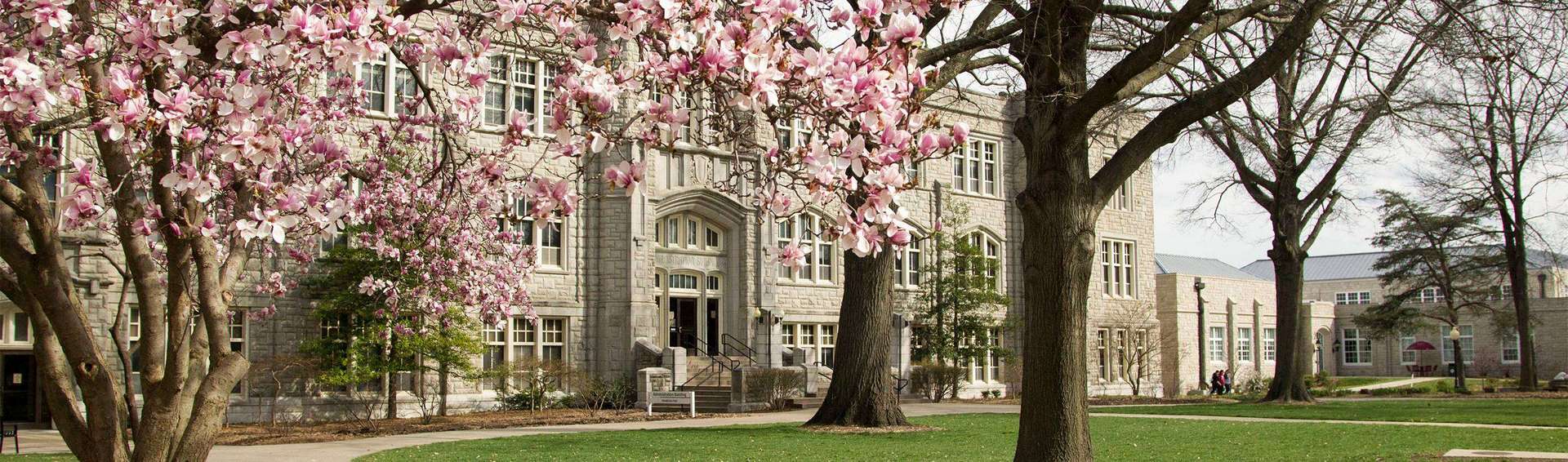 Administration Building in Spring